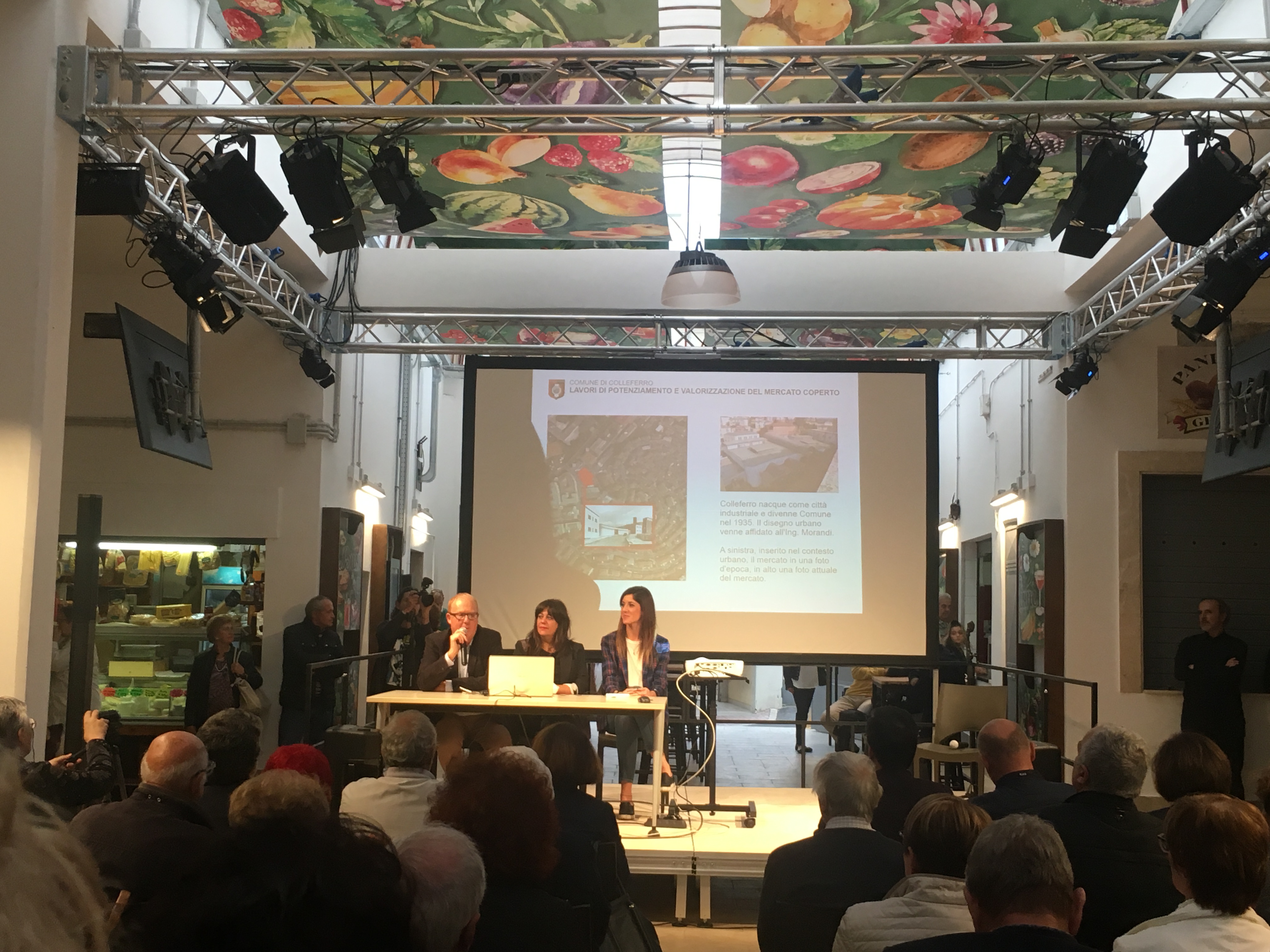 Oct 21 Colleferro: inauguration of the multimedia market