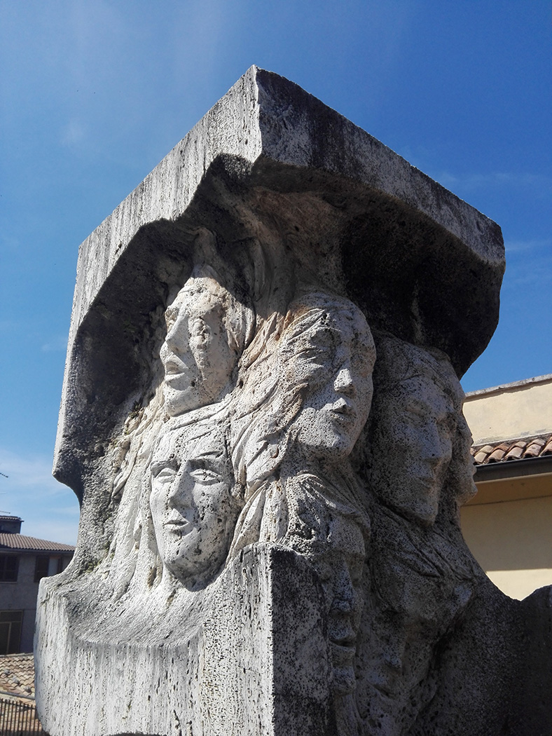 Vico nel Lazio- Colonne della Fratellanza by Luciano dAbbruzzo