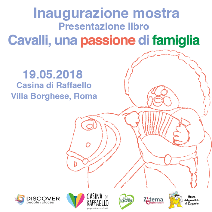 19 mag: a Villa Borghese inaugurazione della mostra ‘Cavalli una Passione di Famiglia’ e presentazione libro