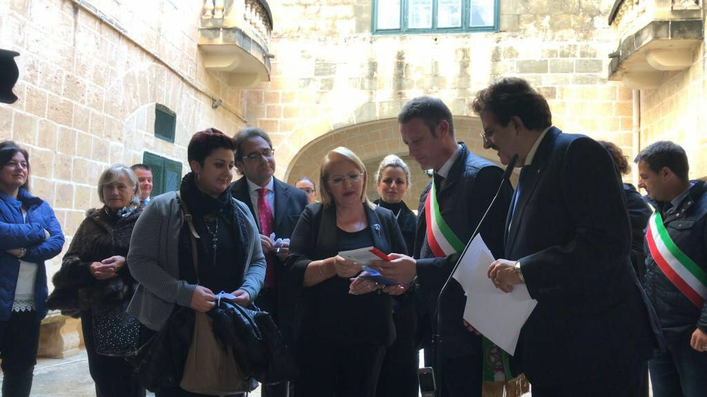 16 Nov, La guida di Paliano al presidente della Repubblica di Malta