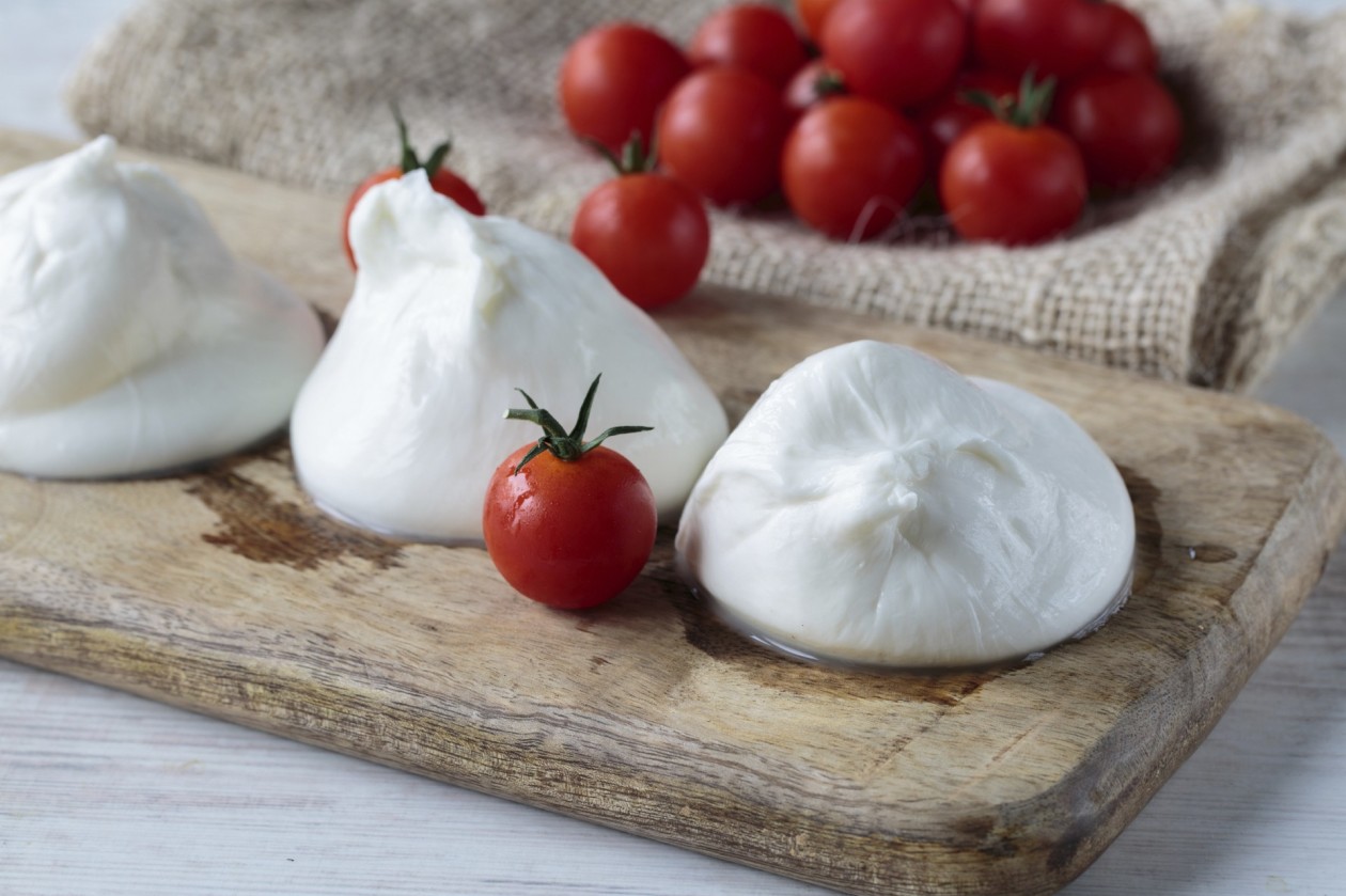 Cisterna di Latina. Mozzarella di Bufala Campana DOP