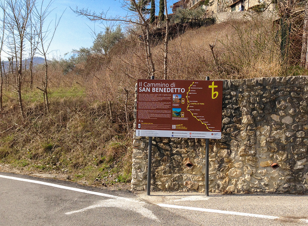 Orvinio. Cammino di San Benedetto