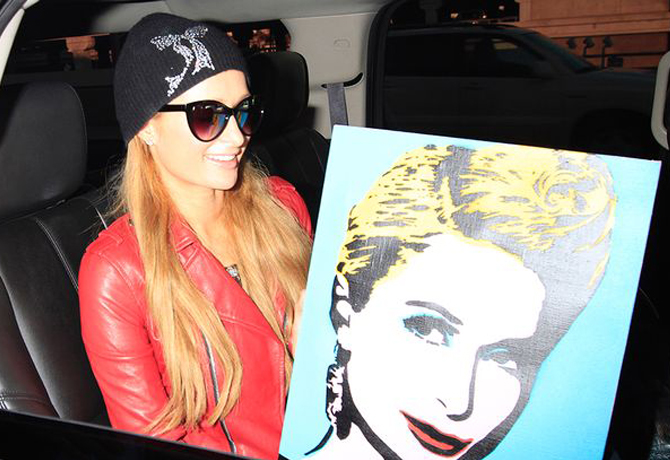 Paris Hilton e l’Arte