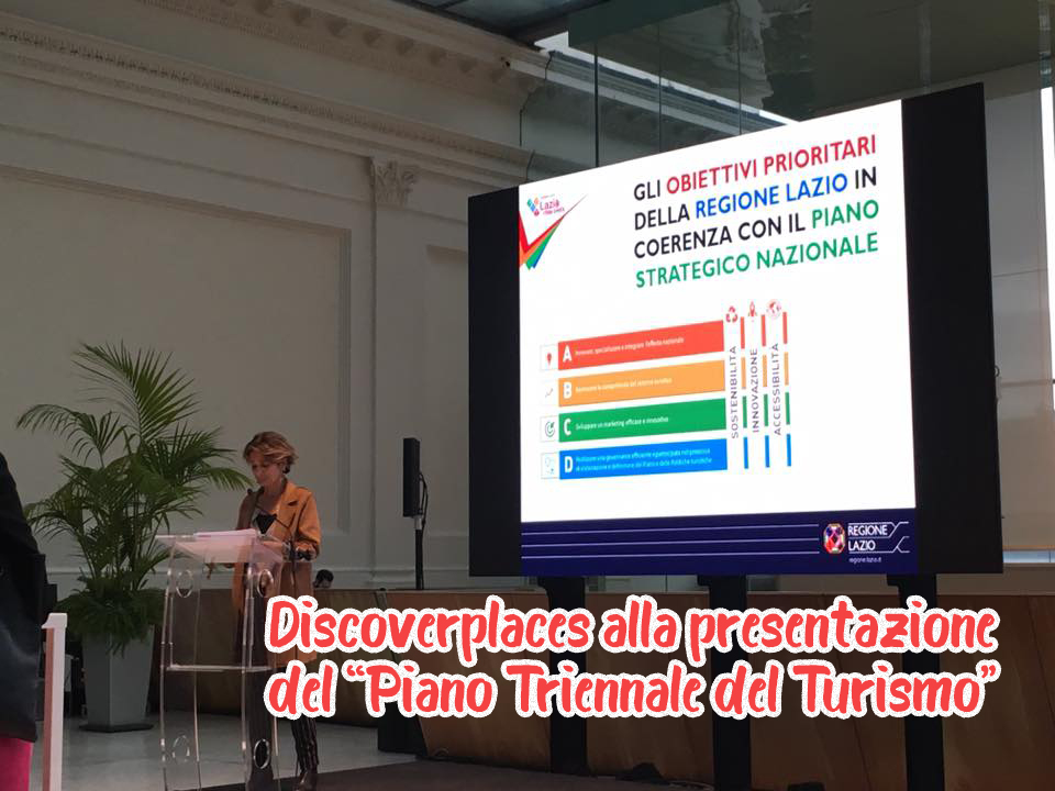 Apr 3: Presentazione del Piano Triennale Turismo del Lazio