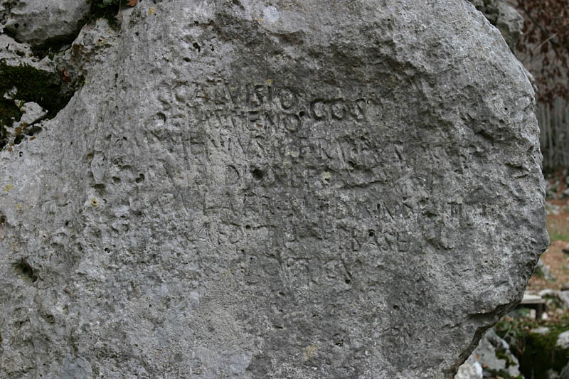 Monte San Giovanni Campano. Pozzo Faito e Cippi di Confine   