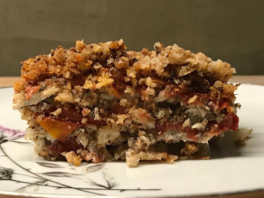 Dispute su un Tortino di Alici e Pane di Lariano