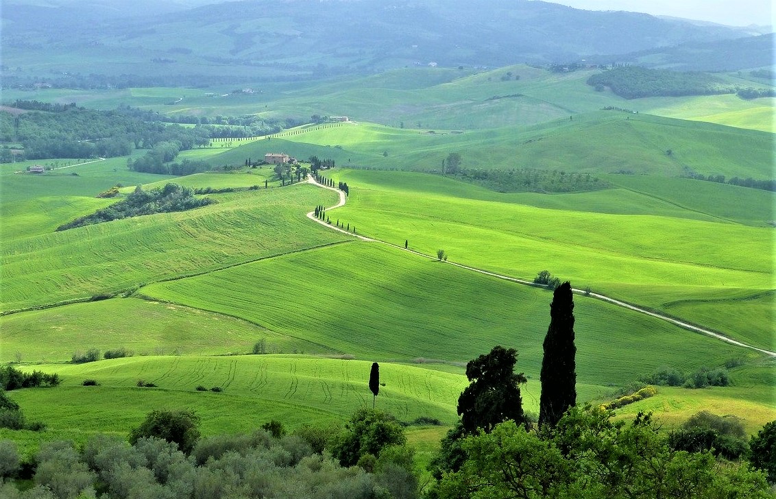 Pennellate di luce dalla Val D’Orcia